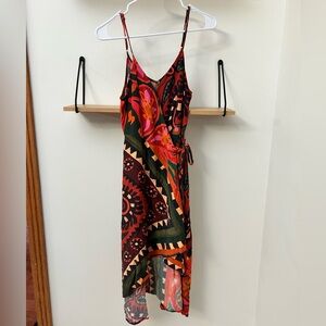 Farm Rio x Anthropologie Hanky Wrap Midi Dress